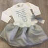 T-shirt manica lunga "Non so come abbian fatto questi due a farmi così bella"