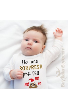 Body lupetto "Ho una sorpresa per te"