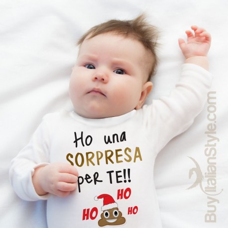 Body lupetto "Ho una sorpresa per te"