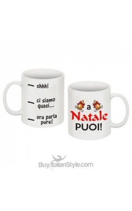 Tazza "shhhh ci siamo quasi... ora puoi parlare. A NAtale puoi! "