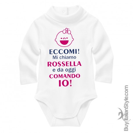 Body neonato personalizzato