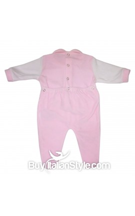 Chenille Baby Girl all in one "I'm crazy in love with my dad"