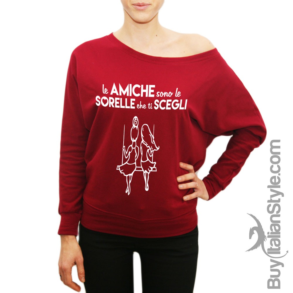 T-shirt donna Le amiche sono le sorelle che scegli regalo per migliore amica