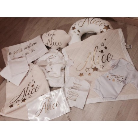 kit corredino nascita invernale personalizzabile con nome 