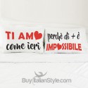 federe ti amo come ieri perchè di più è impossibile