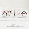 Penguin Love Couples pillowcases
