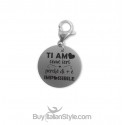 Charm "Ti amo come ieri perchè di + è impossibile"