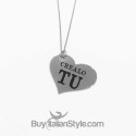 Collana con ciondolo a cuore PERSONALIZZABILE