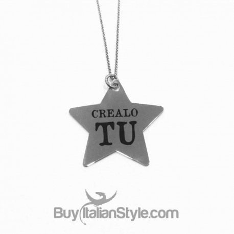 Collana con ciondolo a stella PERSONALIZZABILE