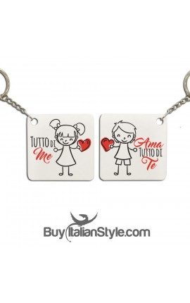 Portachiave personalizzabile con dedica