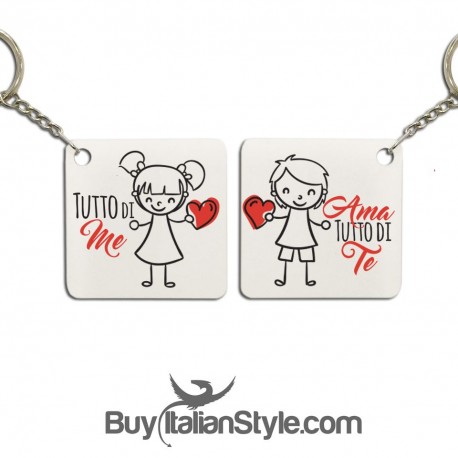 Portachiave personalizzabile con dedica