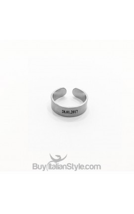 Anello 6mm personalizzabile