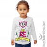 T-shirt bimba manica lunga "RE dei baci"