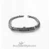 Bracciale con placchetta papà sei il mio re con firma bimba