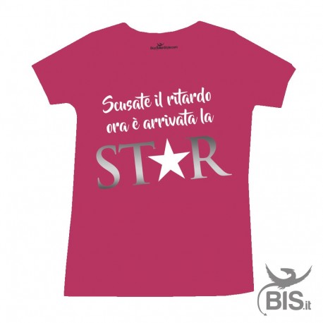 maglia Scusate il ritardo ora è arrivata la star