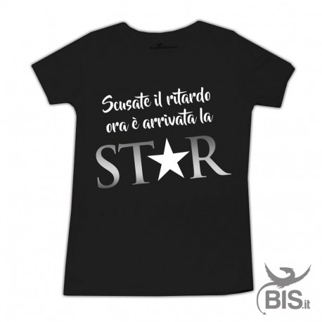 maglia Scusate il ritardo ora è arrivata la star