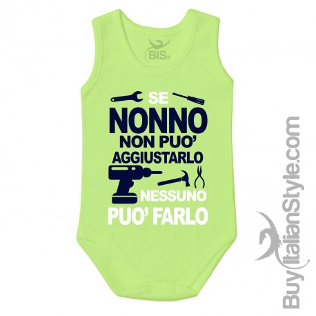 Body neonato "Se nonno non può aggiustarlo nessuno può farlo"