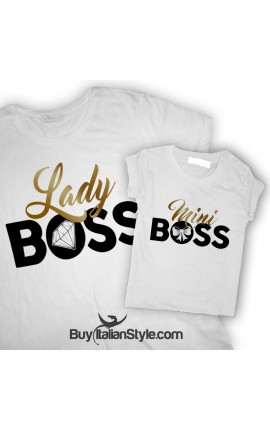 Lady boss maglietta coordinata mamma figlia