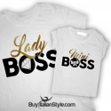 Lady boss maglietta coordinata mamma figlia