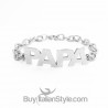 Bracciale papà acciaio