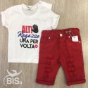 Panta COLOR neonato con strappi