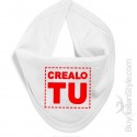 Bavetta a bandana per neonati personalizzabile