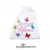 Sacchetto Farfalle Color da personalizzare con nome