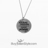 Collana con ciondolo a cerchio PERSONALIZZABILE