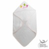 Cuddledry towel with pattern name and colourful printed butterflies