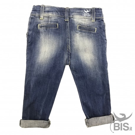 Jeans bimbo strappato 