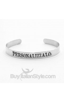 Bracciale a manetta PERSONALIZZABILE