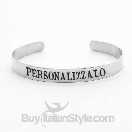 Bracciale a manetta PERSONALIZZABILE