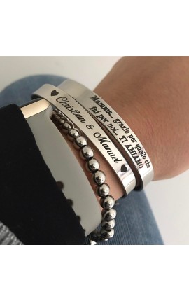 Bracciale a manetta PERSONALIZZABILE