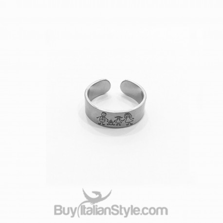 Anello 6mm personalizzabile