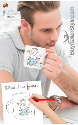 tazza personalizzabile colora il tuo futuro