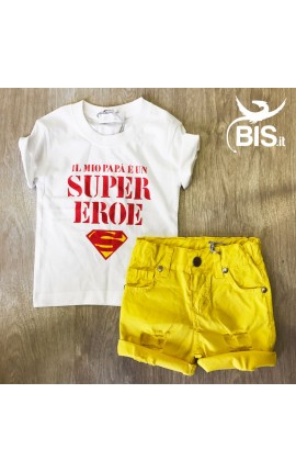 t-shirt bimbo io ho un super papa