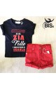 maglia bimbo stampa zia folle