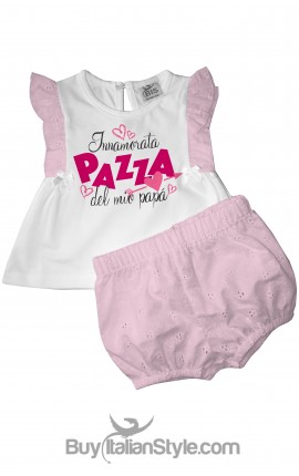 Baby set "I'm crazy in love with my dad"