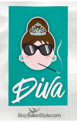 Beach Towel Audrey "DIVA"