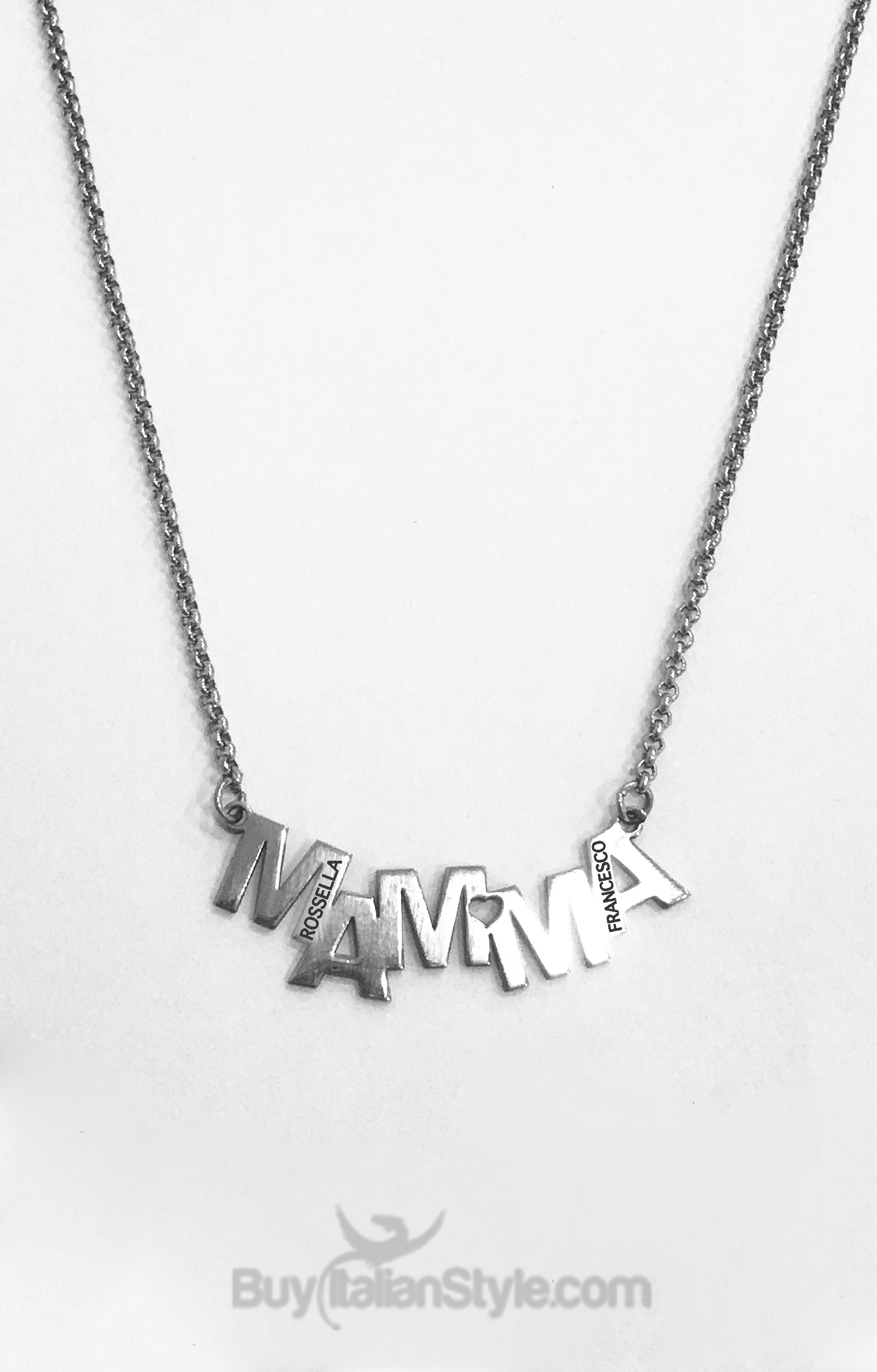 Collana mamma personalizzabile