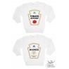 Coppia felpe bimbo "Maionese e Ketchup"