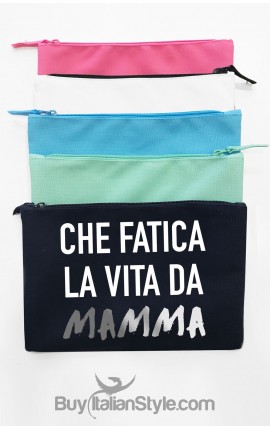 Pochette tela Che fatica la vita da mamma