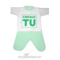 Completino in ciniglia girocollo Personalizzabile