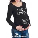t-shirt premaman ccon stampa ho fame anche io