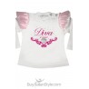Maglia bimba applicazione tulle diva si nasce