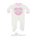 Tutina neonata "I'm fantastic Girl"