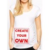 Customizable maternity t-shirt