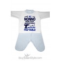 Completino in ciniglia "Se nonno non può aggiustarlo nessuno può farlo"