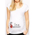 T-shirt premaman Sono la più paNzesca