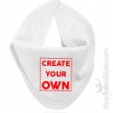 Bavetta a bandana per neonati personalizzabile